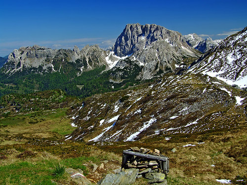 austria italy italia outdoors hiking landscape mountain carnicalps trogkofel cretadiaip