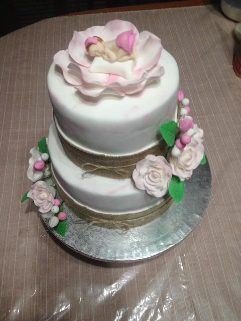 Baby in a Flower Cake by Annabelle Tan Ong of Annabelle's Sweet Cravings