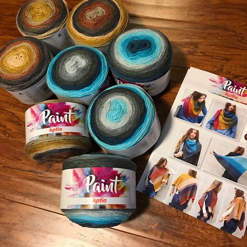 New shipment of Katia Paint - comes with 3 patterns