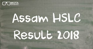 Assam HSLC Result 2018