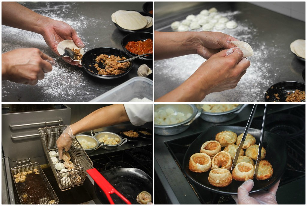 Dumpling-Making Collage