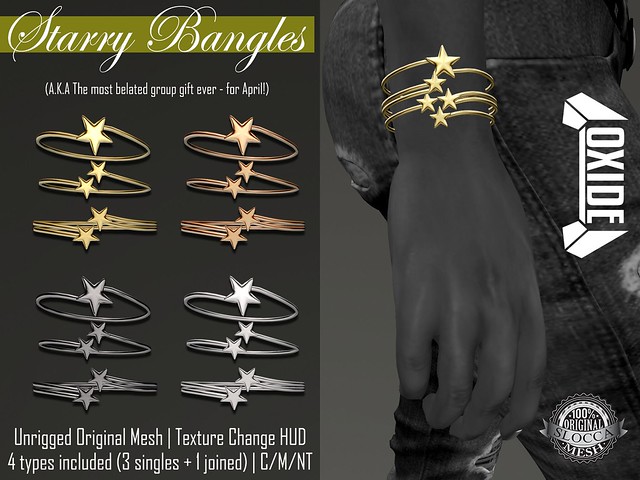 OXIDE Starry Bangles - April Vip Group Gift