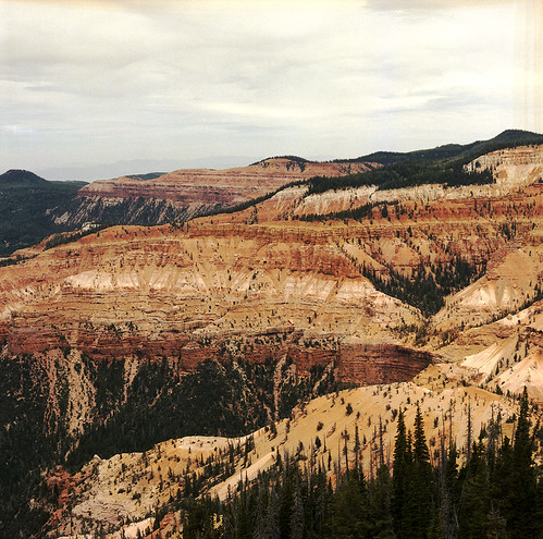 cedarbreaks national monument canyon landscape geology utah 120 portra400 hasselblad 120mm