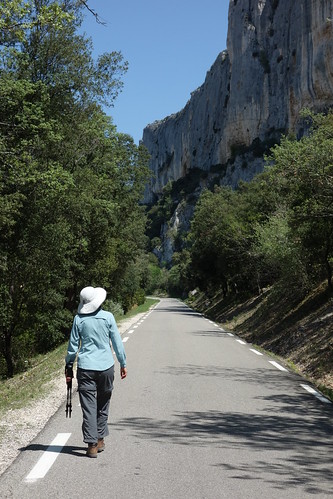 Walking to Lioux, France