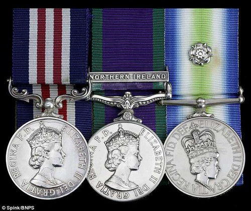 Gary Bingley Falklands medals