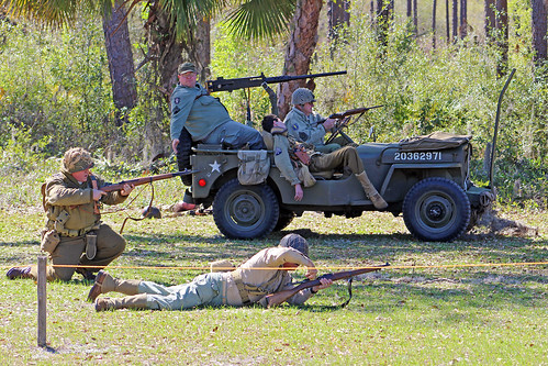 reenactment reenactors jeep military worldwarii bushnell florida