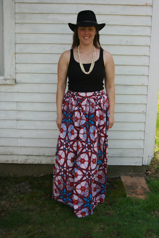 Attempted: Ankara (Wax Print) Maxi Skirt | Pattern and Branch