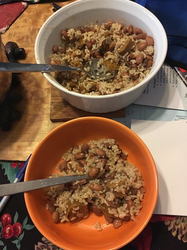 A horrible excuse for red beans & rice