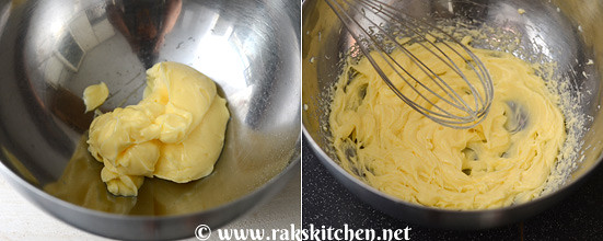Eggless mango cake preparation 4