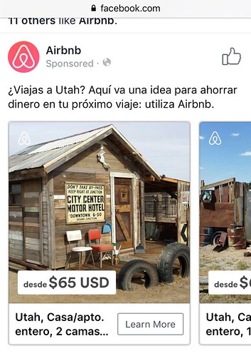 Airbnb ad