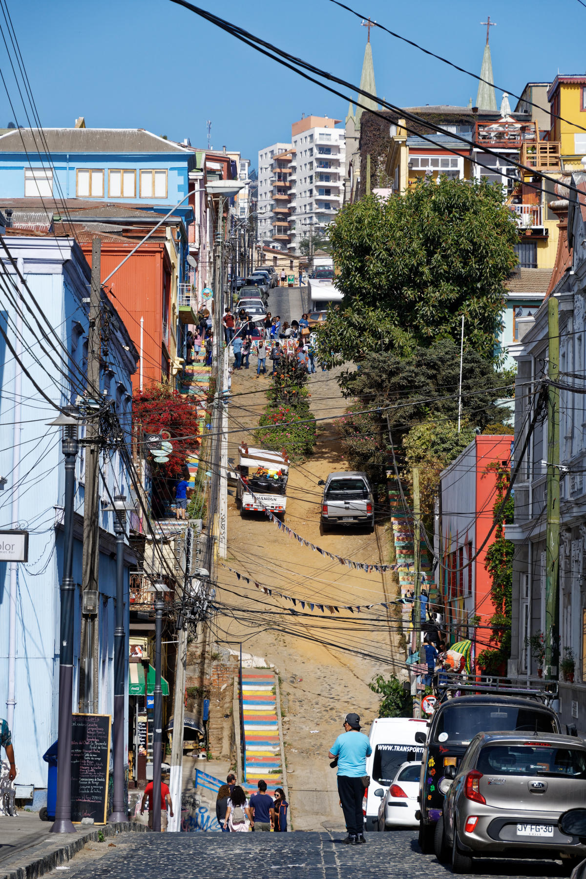 The colourful streets of Valparaiso