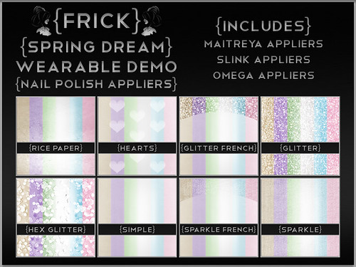 {Frick} Spring Dream Nail Polish Appliers - Wearable Demo