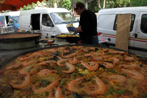 Shrimp Paella - Saturday Market - Arles, France