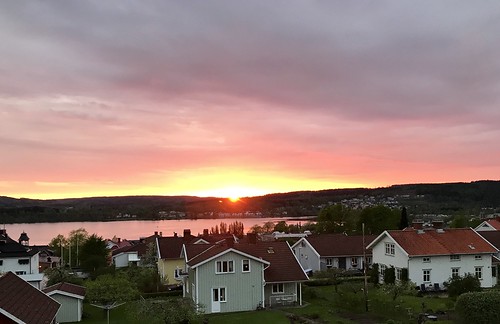 dagensfoto solnedgång åsunden ulricehamn västergötland