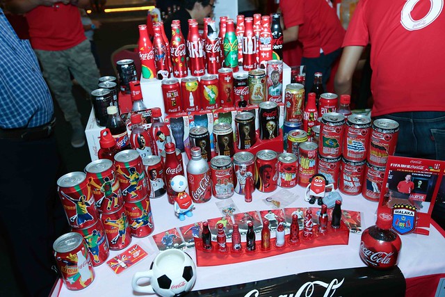 Football was the theme for the day at the Coca-Cola Collectors Fair 2018