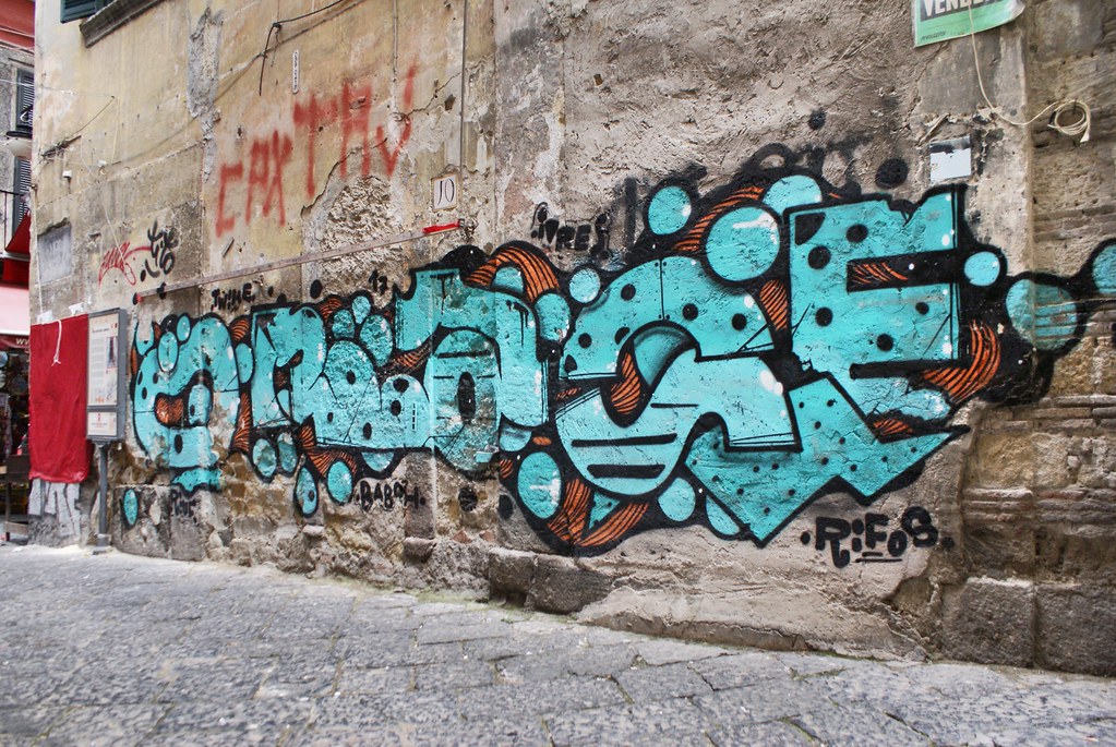Graffiti à Naples.