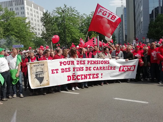 Manifestation pour nos pensions - 16 mai