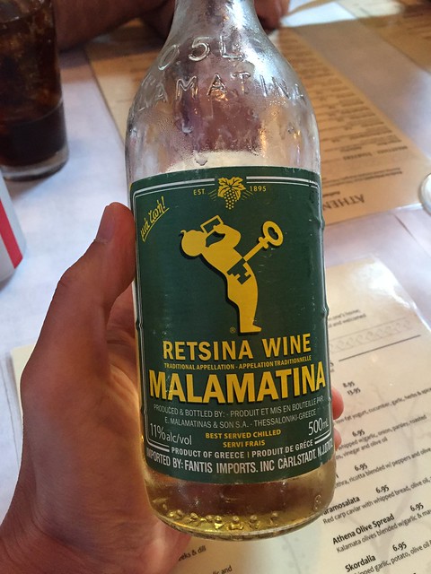 Greek Retsina Wine