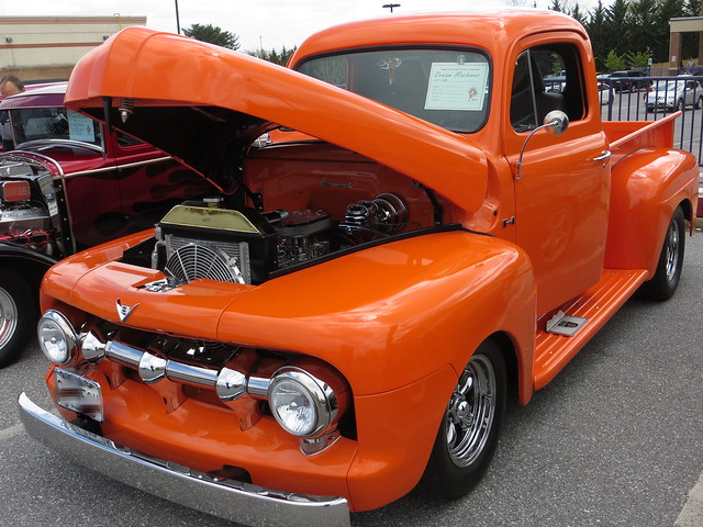 Orange Antique Truck