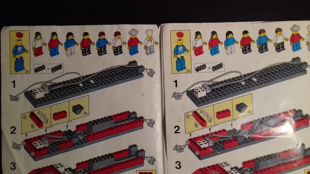 Comparison of instructions of 7745