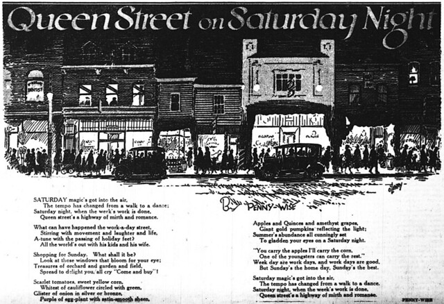 sw 1926-11-13 queen street on saturday night