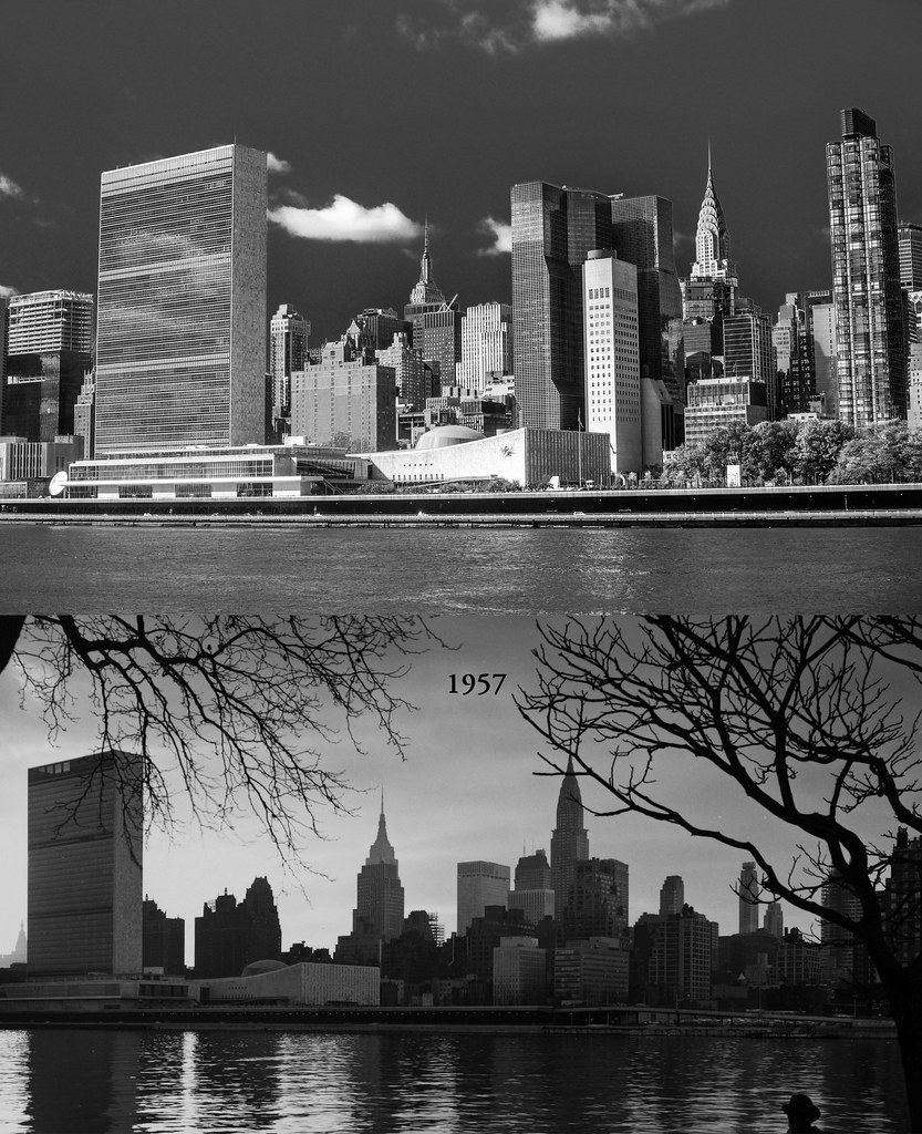 Avant Apres Walk In New York - NYC 2017 - Skyline Vue depuis Roosevelt Island 01