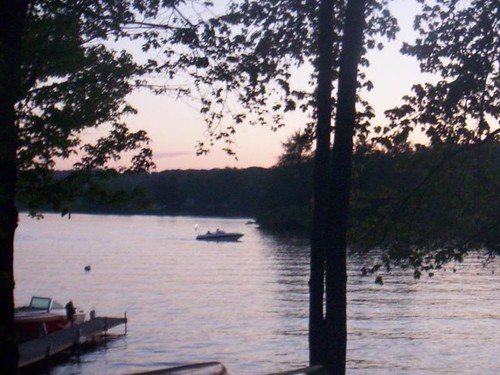 sunset lake lakeariel