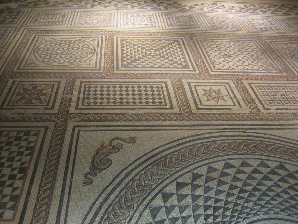 Roman Mosaic from Besan\xe7on